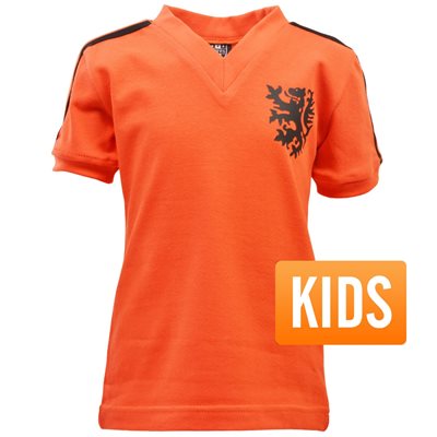 Holland Retro Football Shirt W.C. 1974 - Kinderen