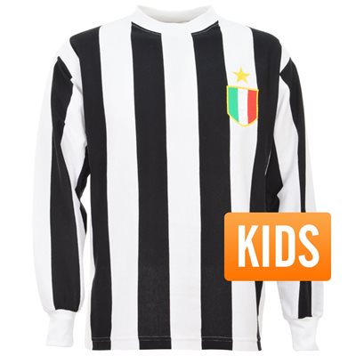 Juventus retro voetbalshirt 1960's - Kinderen