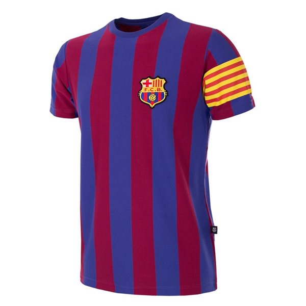 Post impressionisme werknemer Draaien COPA Football - FC Barcelona Aanvoerder Retro T-Shirt - Blaugrana |  Sportus.nl
