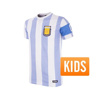 COPA Football - Argentinië Aanvoerder T-Shirt - Kinderen afbeelding