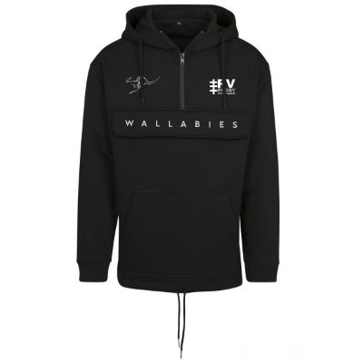 Rugby Vintage - Australië Wallabies Anorak Hoodie - Zwart