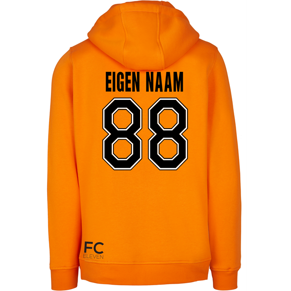 Ineenstorting grillen dialect FC Eleven - Holland Striker 9 Hoodie - Orange | Sportus.nl