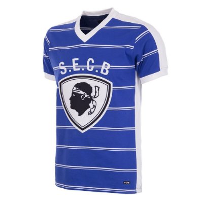 SC Bastia Retro Voetbalshirt 1981-1982