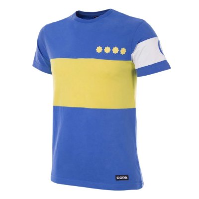 COPA Football - Boca Juniors Capitano T-shirt - Blauw/ Geel