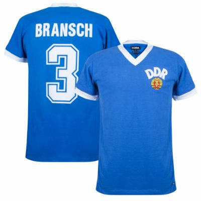 DDR Retro Voetbalshirt WK 1974 + Bransch 3