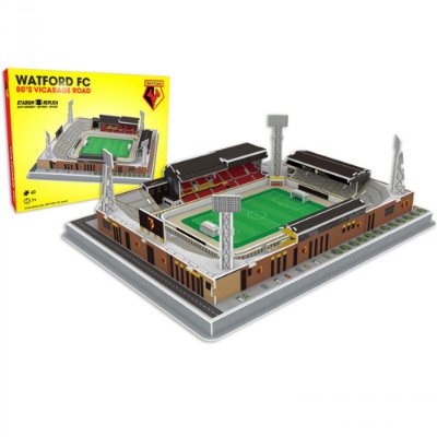 Watford FC 80's Vicarage Road Stadion - 3D Puzzel afbeelding