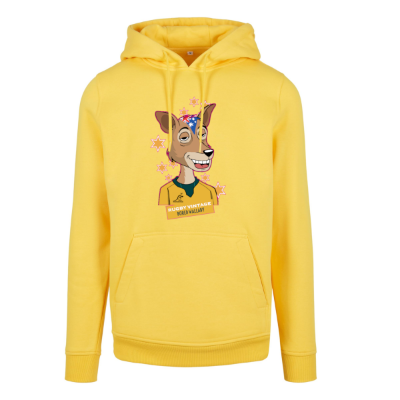 Rugby Vintage - Australië 'Bored' Wallaby Hoodie - Geel