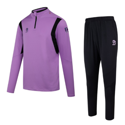 Robey - Playmaker Half-Zip Trainingspak - Lila/ Zwart afbeelding