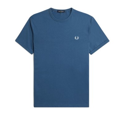 Fred Perry - Ringer T-Shirt - Midnight Blue