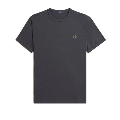 Fred Perry - Ringer T-Shirt - Anchor Grey