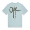 Off The Pitch - Tape Off Slim Fit T-Shirt - Pastel Blue