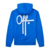 Off The Pitch - Fullstop Hooded Sweater - Sky Diver Blue