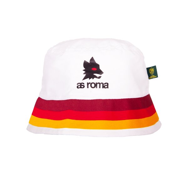 COPA Football - AS Roma Stripes Bucket Hat - Wit