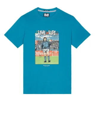 Sportus.nl Weekend Offender - Opus Graphic T-Shirt - Kingfisher Blue