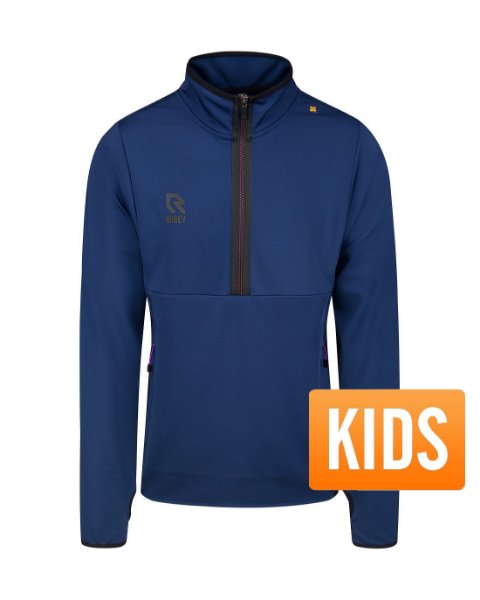 Robey - Off Pitch Scuba Half-Zip Top - Navy - Kids