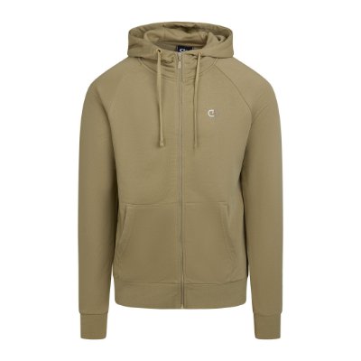 Cruyff - Classic Zip-Through Hooded Sweater - Sand