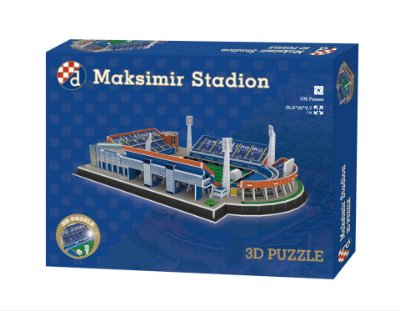Dinamo Zagreb Maksimir Stadion - 3D Puzzel afbeelding