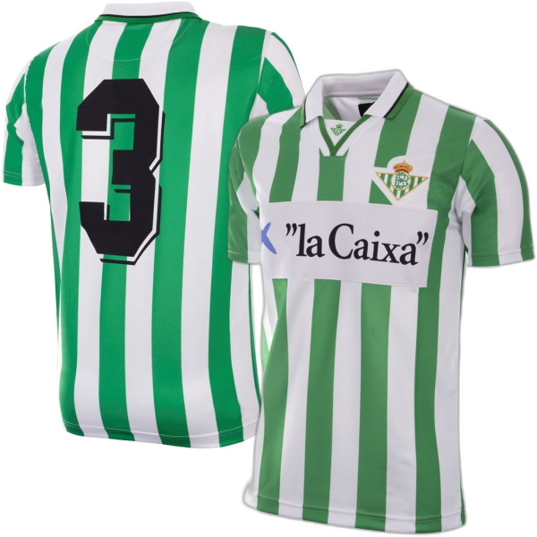 COPA Football - Real Betis Retro Football Shirt 1995 + Number 3 (Gordillo)